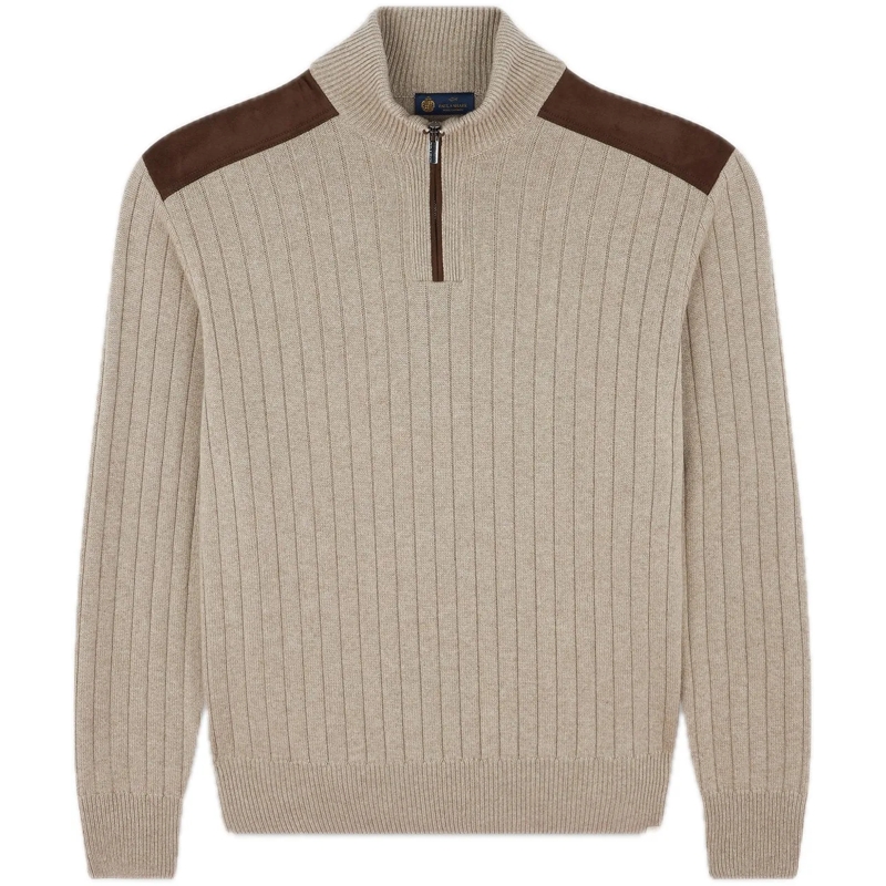 Paul & Shark  Half Zip Sweater beige