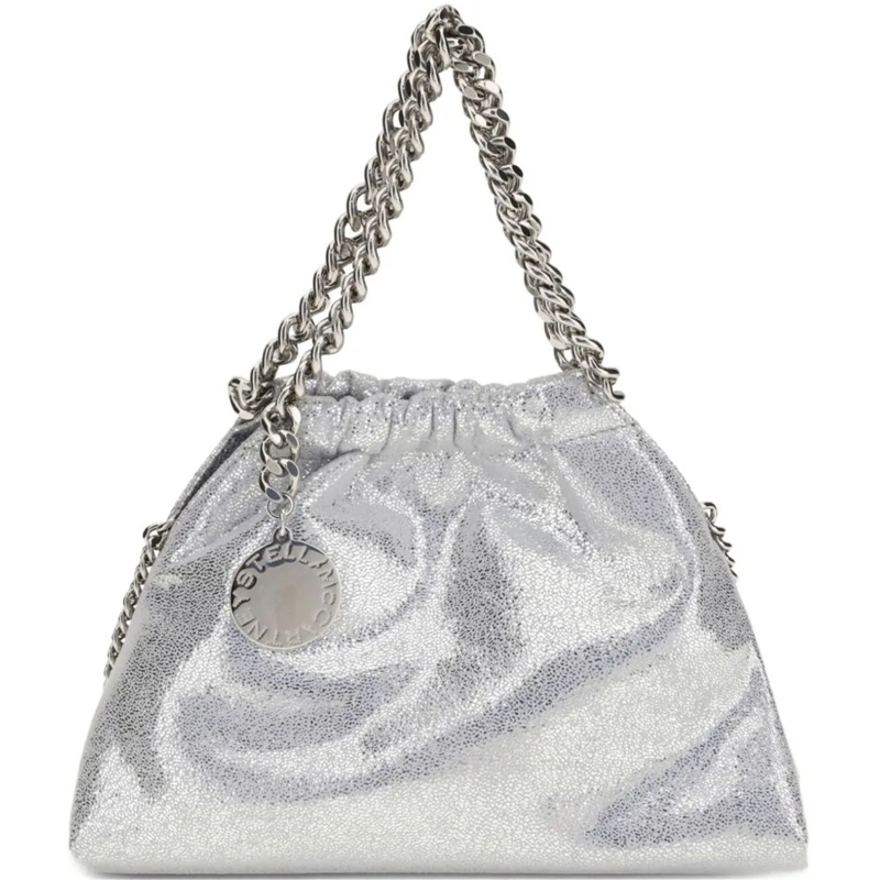Stella McCartney Tote Bags Silver silber
