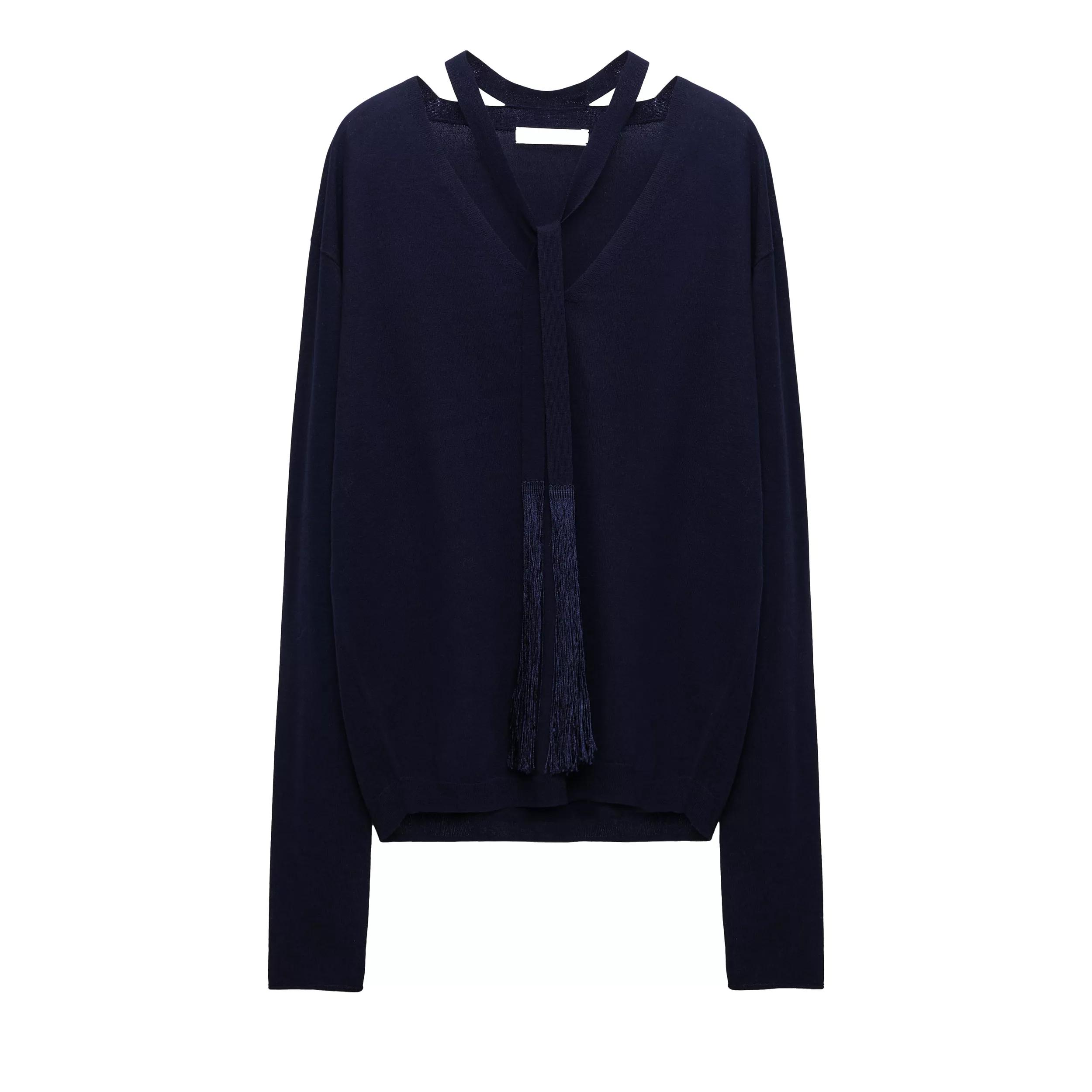 Dorothee Schumacher - REFINED ESSENTIALS pullover - Größe 42 - blue