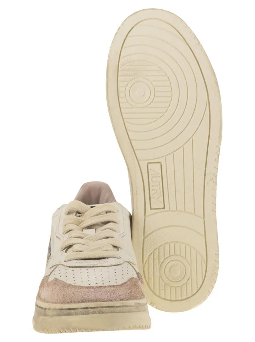 Thumbnail - Autry Low-Top Sneaker - Medalist - Super Vintage Trainers - Gr. 39 (EU) - in Weiß - für Damen
