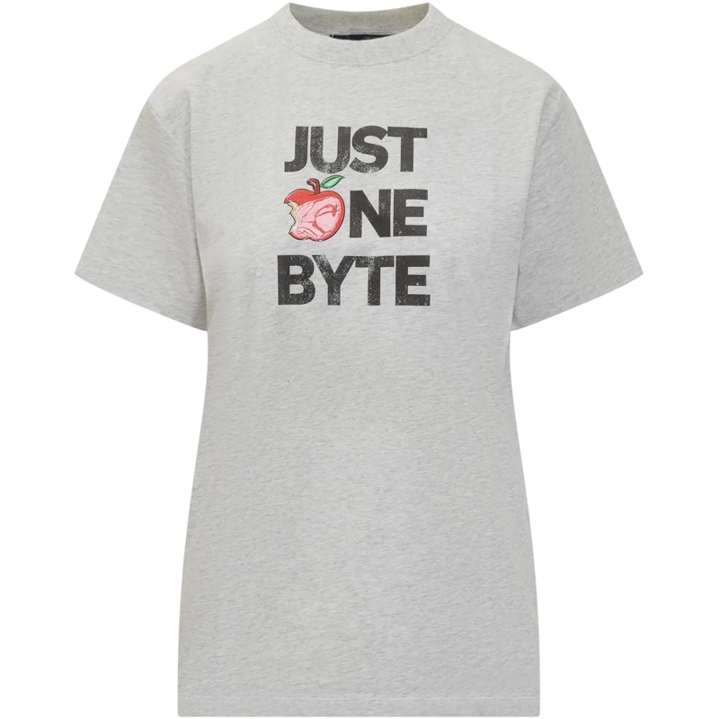 Coperni T-Shirt T-Shirt Justone Byte Boxy grau