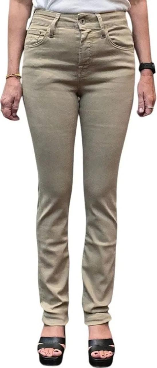 Thumbnail - Jacob Cohen - Pantalon 5 Poches toile stretch Camel Kimberly JAC - Größe 28 - bunt