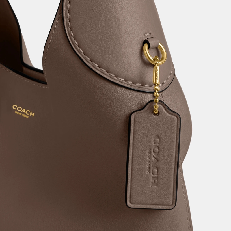 Coach Hobo Bag Brooklyn Shoulder Bag 28 Dark Stone(Image 8)