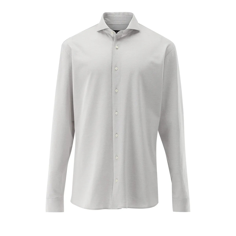 VAN LAACK Hemd Hemd Tailor Fit Dessiniert grau