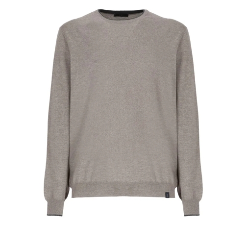 Fay Pullover Virgin Wool Sweater Brown