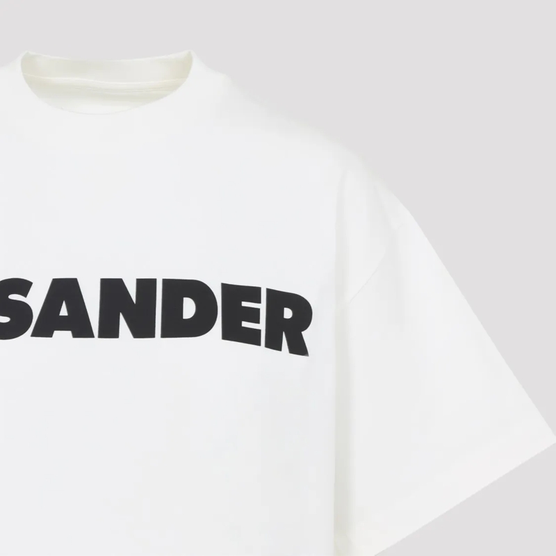 Jil Sander T-shirt White Cotton Crew Neck T-Shirt White(Image 6)