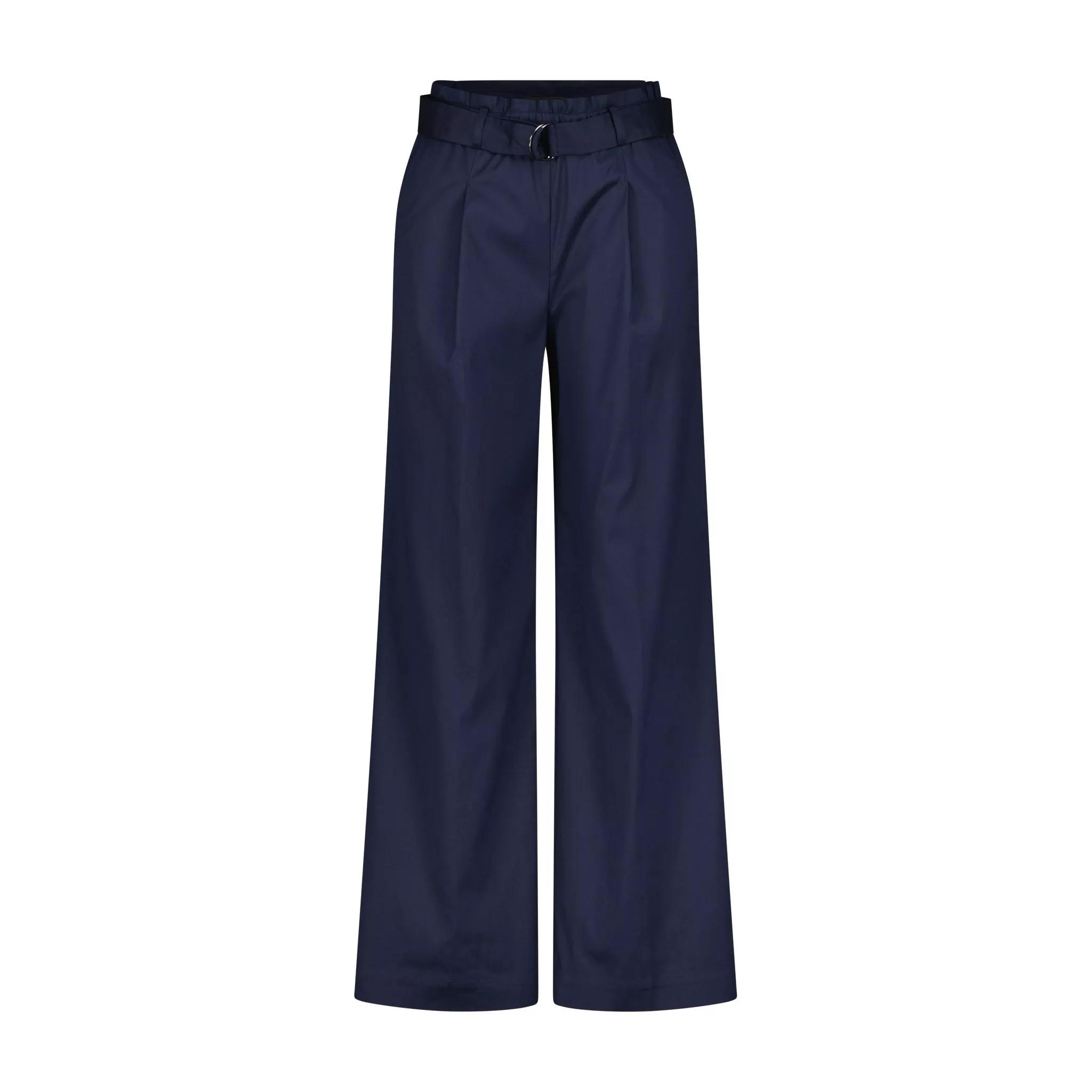 windsor. - Bundfaltenhose mit Gürtel 47702369698138 - Größe 44 - dark blue