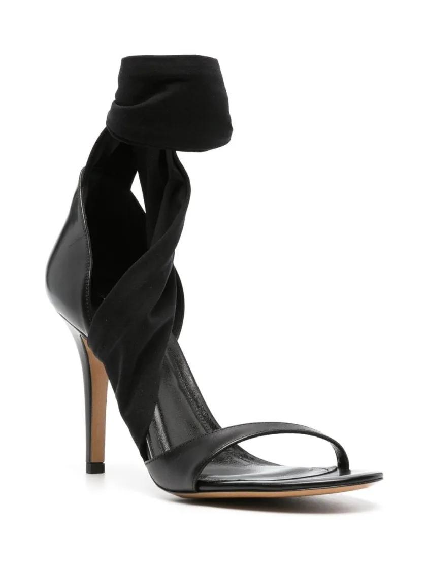 Thumbnail - Isabel Marant Sandalen - Askja 105Mm Leather Sandals - Gr. 37 (EU) - in Schwarz - für Damen