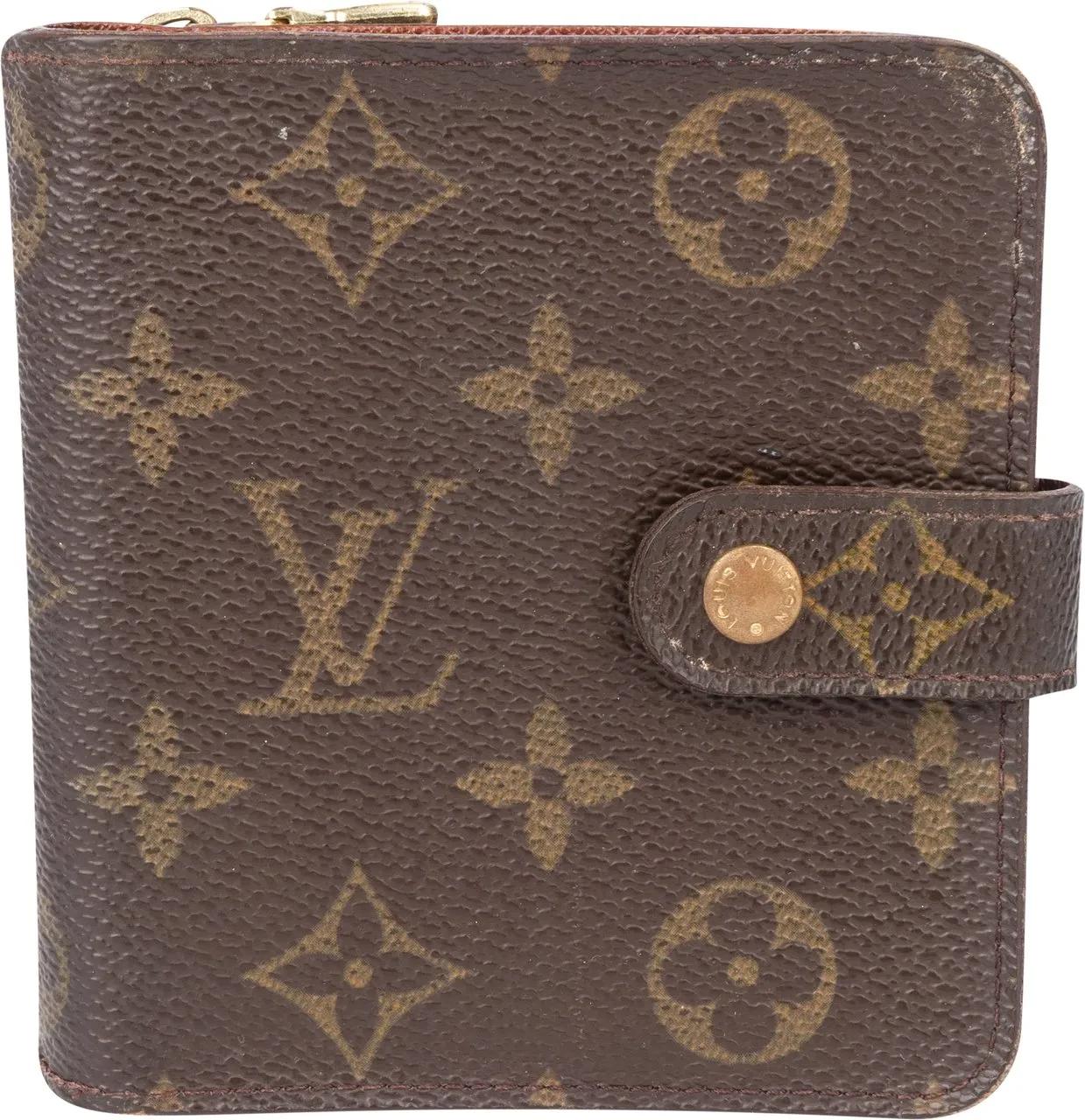 Louis Vuitton Portemonnaie - Louis Vuitton Canvas Monogram Clip Wallet - Gr. unisize - in Bunt - für Damen