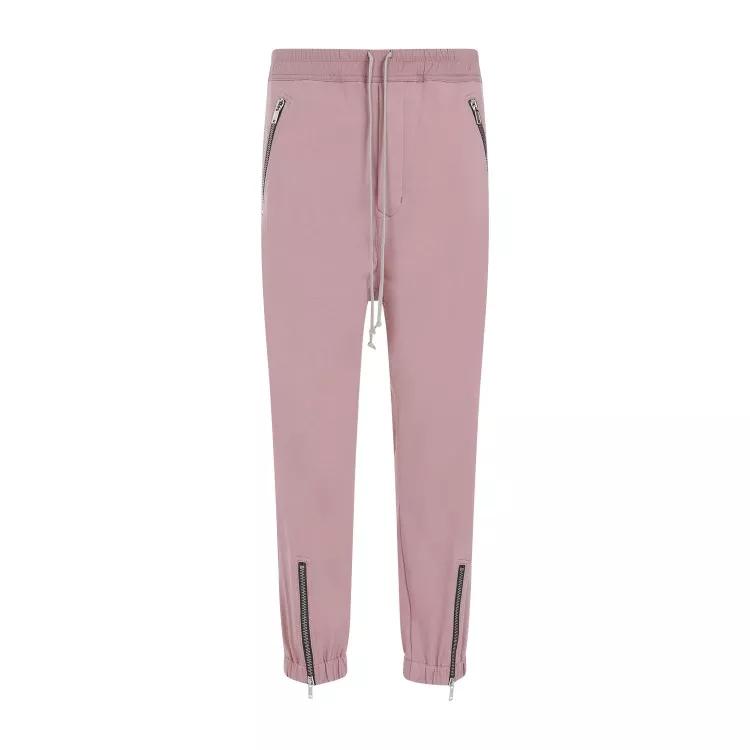 Rick Owens - Tectuatl Track Dusty Pink Cotton Pants - Größe 50 - pink