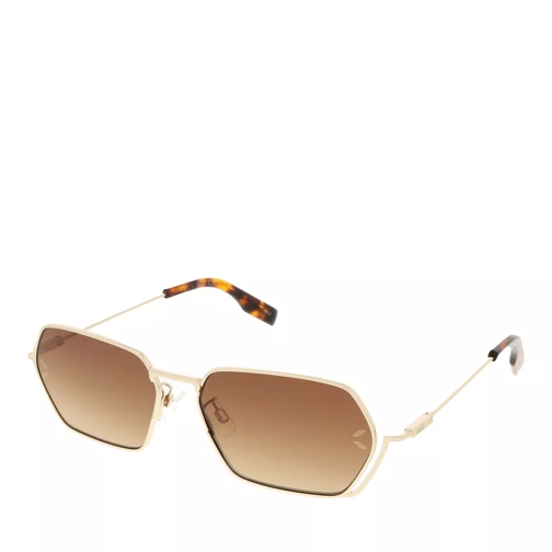 McQ MQ0351S-002 57 Unisex Metal Gold-Brown Sonnenbrille