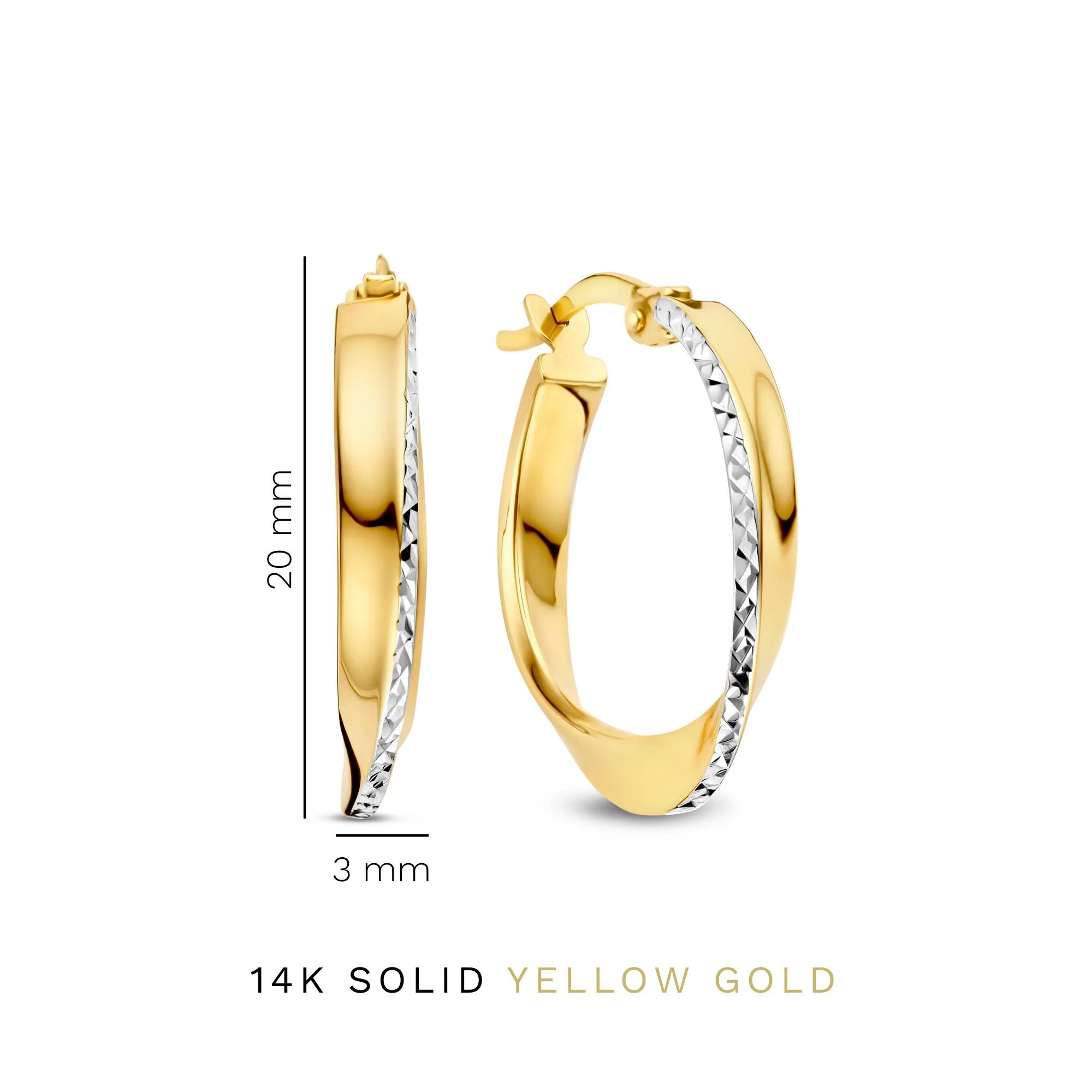Thumbnail - Isabel Bernard Ohrringe - Rivoli Laura 585 Gold Ohrringe - Gr. unisize - in Gold - für Damen