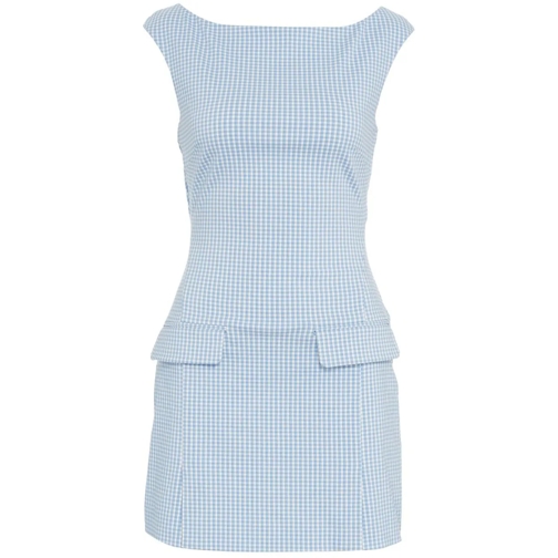 Staud Robes midi Mini dress 'The Walker Dress' blau