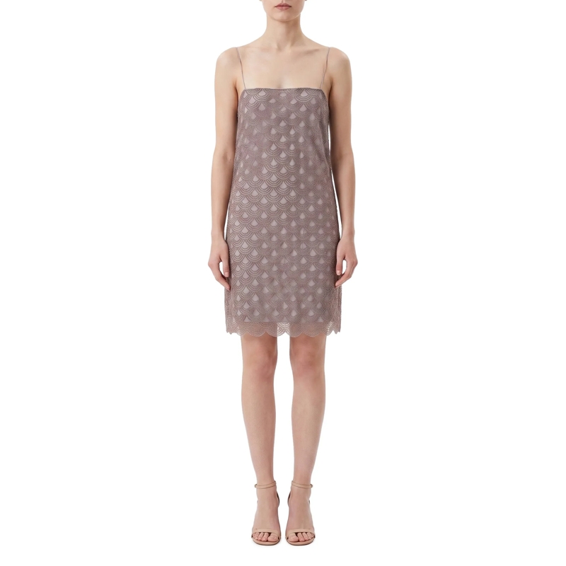 Rotate Minikleid Mini-Kleid mit Pailletten braun(Image 2)