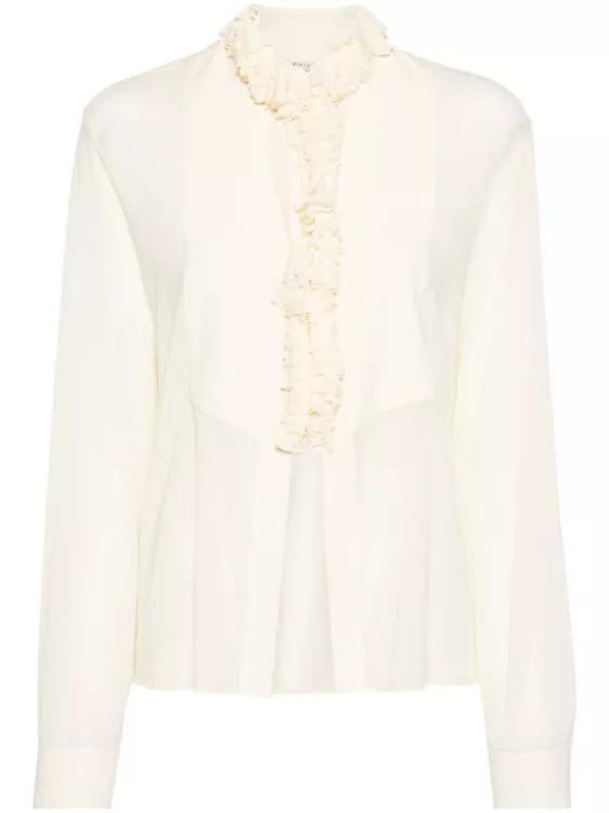 Philosophy Di Lorenzo Serafini - Shirt With Ruffles - Größe 38 -