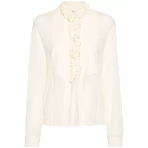 Philosophy Di Lorenzo Serafini Shirt With Ruffles Neutrals 