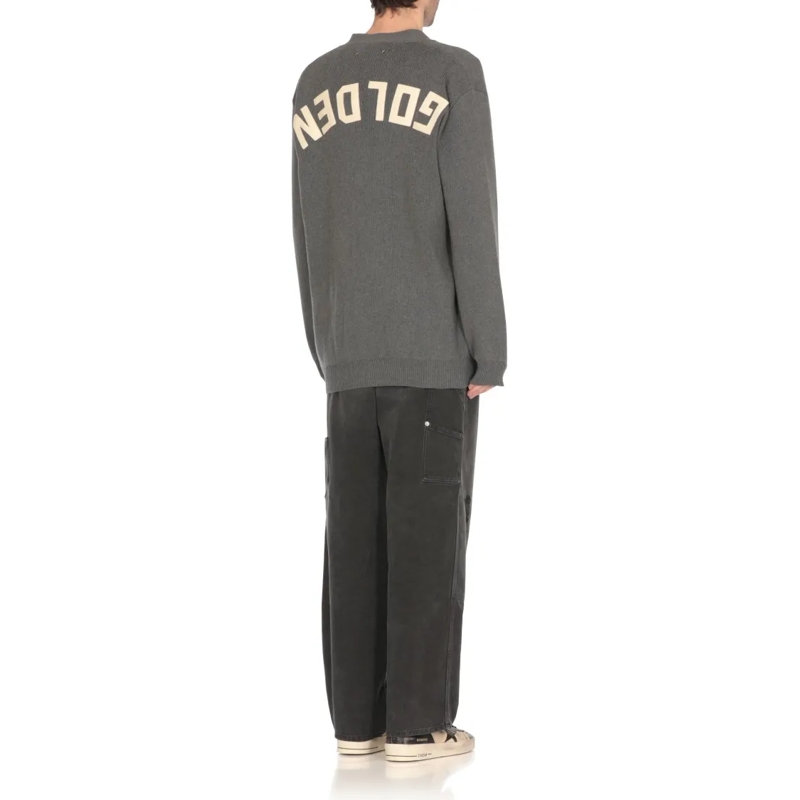 Golden Goose Strickjacke Grey Darryl Cardigan Grau(Image 4)