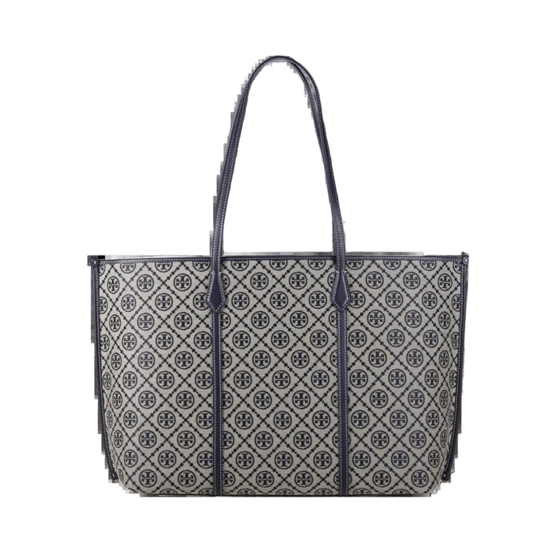 Tory Burch Fourre-tout Perry T Monogram Tote Grey