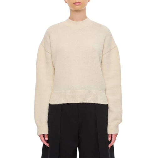 Jacquemus La Maille Knit Pullover Neutrals Trui