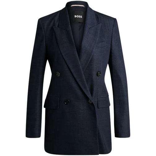 Boss Blazer Navy Blue Jaleto1 Jacket Blue