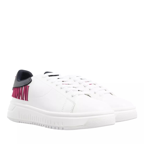Emporio Armani Sneaker White/Navy/Fuxia scarpa da ginnastica bassa