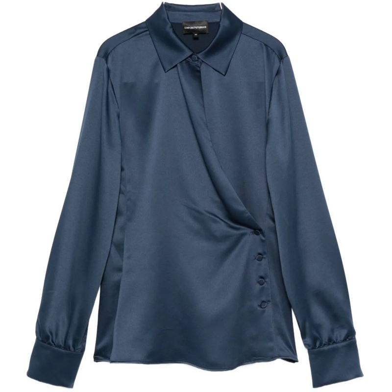 Emporio Armani Chemisier Shirts Blue blau
