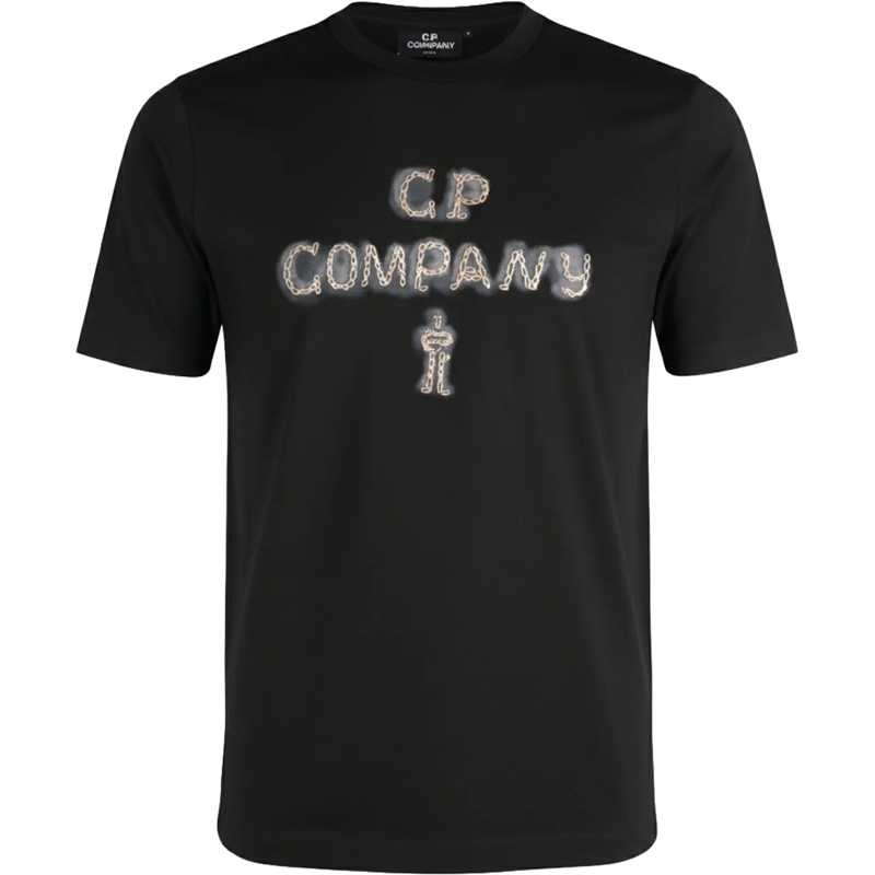 CP Company T-Shirt T-shirt zwart schwarz