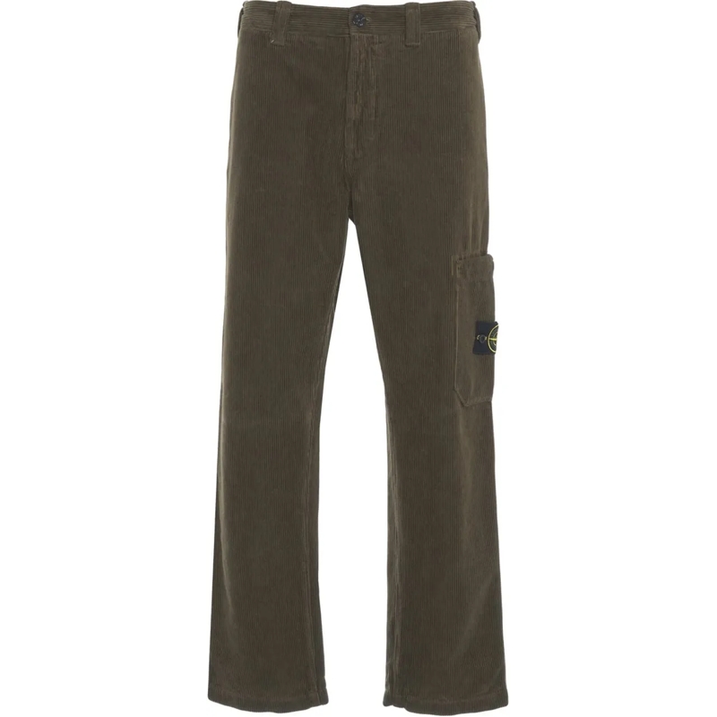 Stone Island  Corduroy pants grün