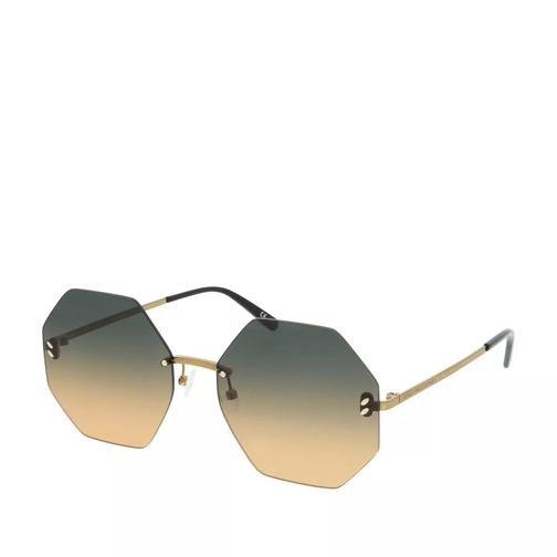 Stella McCartney SC0233S-003 59 Sunglasses Gold-Gold-Grey Sonnenbrille