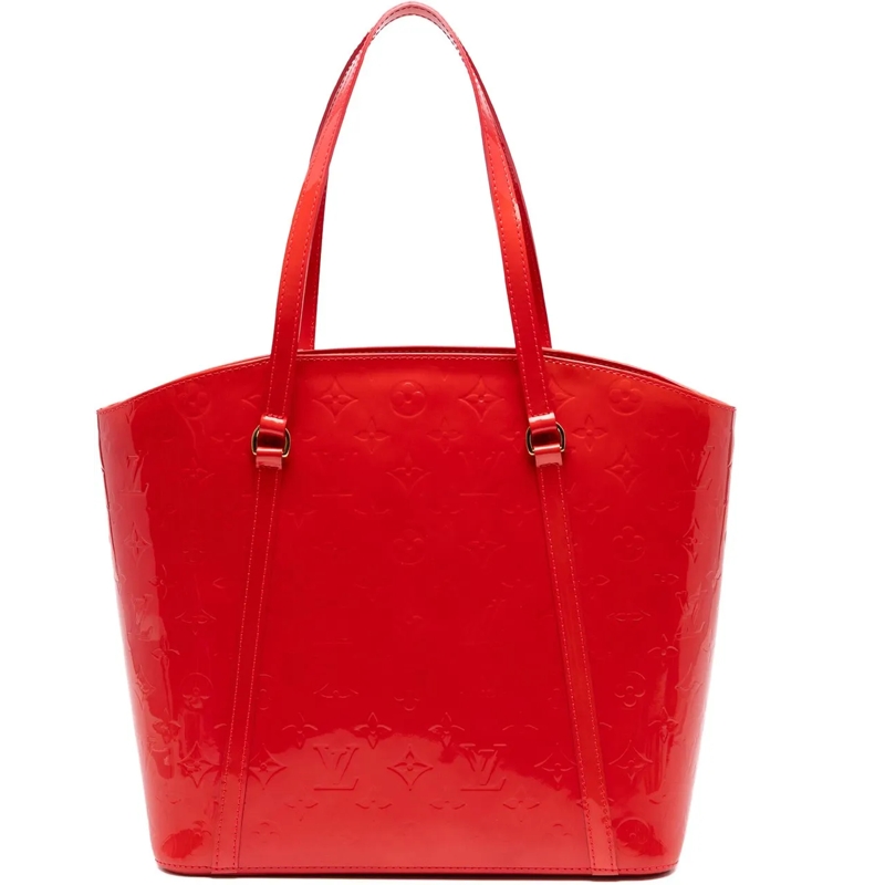 Louis Vuitton Schultertasche Monogram Vernis Avalon GM rot