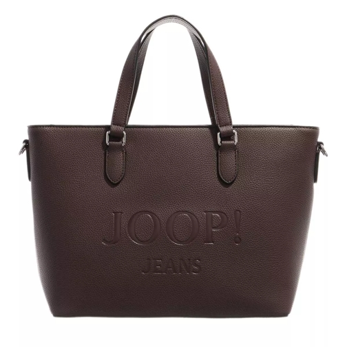 JOOP! Jeans Lettera Ketty Handbag  Darkbrown Rymlig shoppingväska