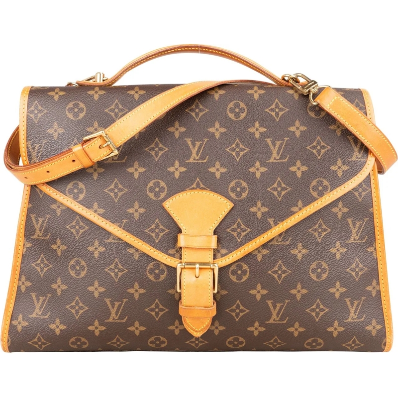 Louis Vuitton Tote Louis Vuitton Canvas Monogram Bel Air Handbag braun