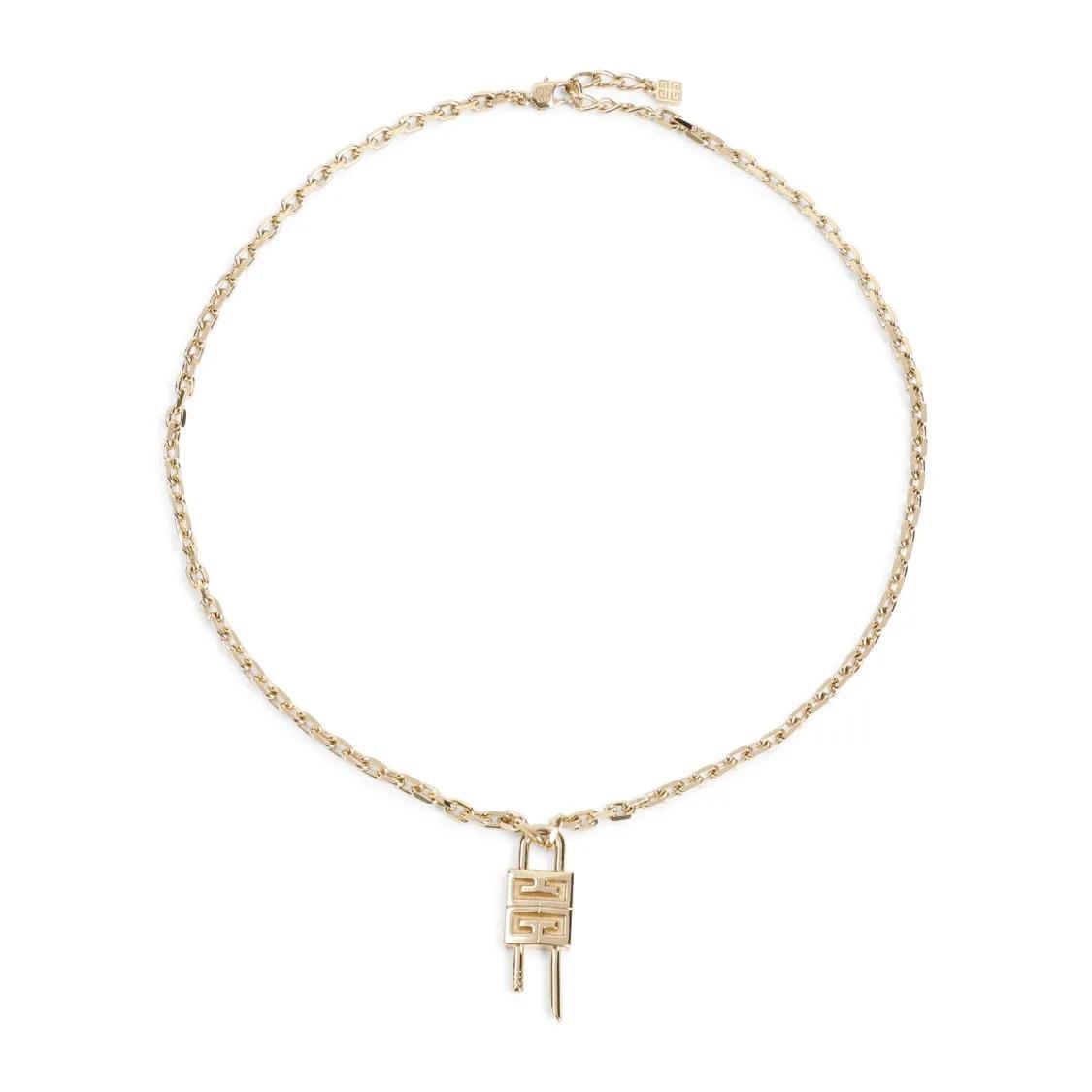 Givenchy Halsketten - Lock Mini Necklace - Gr. unisize - in Gold - für Damen