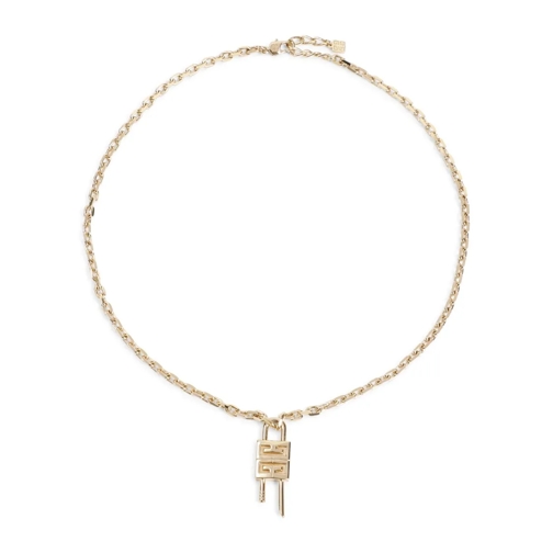 Givenchy Lock Mini Necklace Gold Mellanlångt halsband