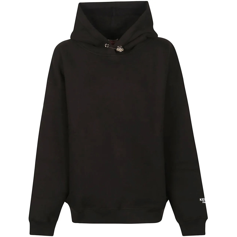 Kenzo  Gots Oversized Whit Boke Sweatshirt Black schwarz