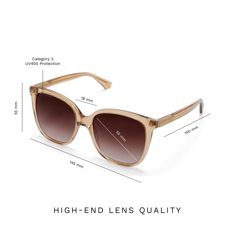 Isabel Bernard Lunettes de soleil Sonnenbrille Beige Transparent(Image 8)