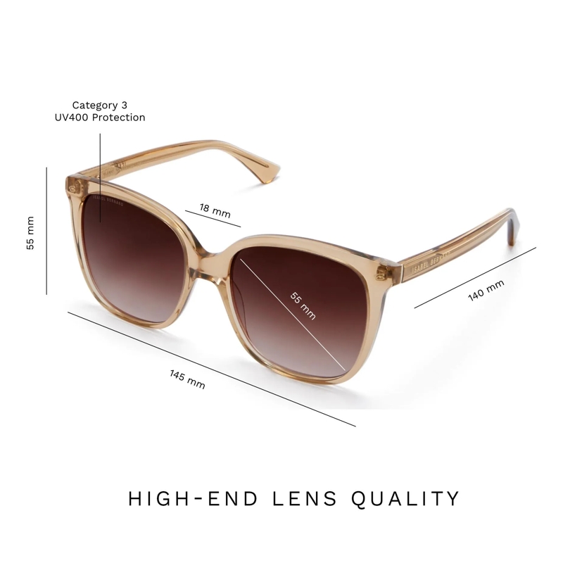 Isabel Bernard Sonnenbrille Sonnenbrille Beige Transparent(Image 3)
