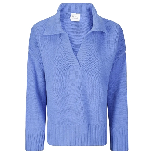 Be You Pull Cashmere Sweater Blue