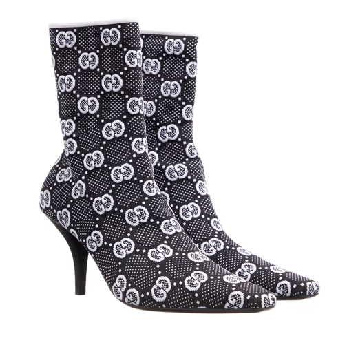 Gucci Knit Ankle Boots Black Stiefelette