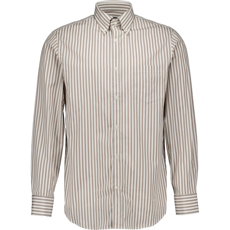 Paul & Shark  Paul & Shark  Lange Mouw Overhemden Taupe 15313146 taupe