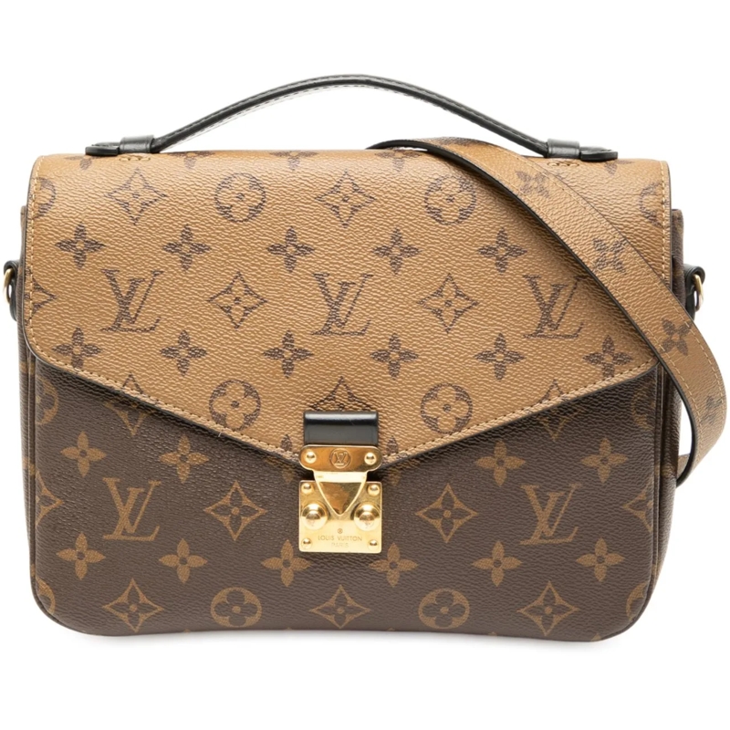 Louis Vuitton Sac à bandoulière Monogram Reverse Pochette Metis braun
