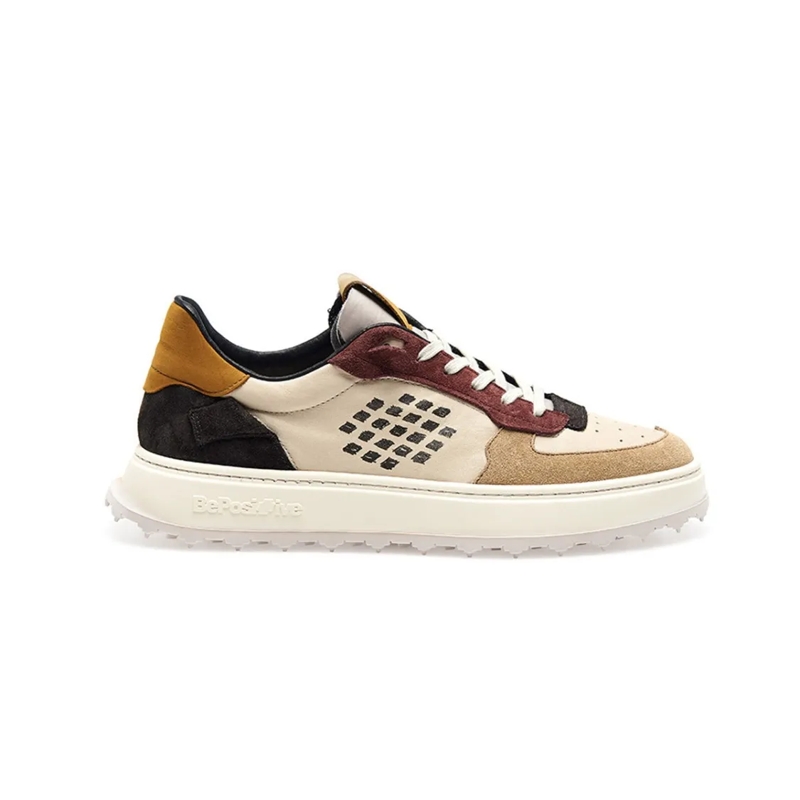 Be Positive Sneaker basse Cuprace Basket - Leather + Suede Brown