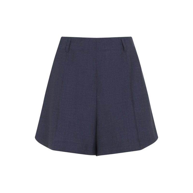 Givenchy Casual Shorts Tailored Blue Wool Bermuda Shorts Blue