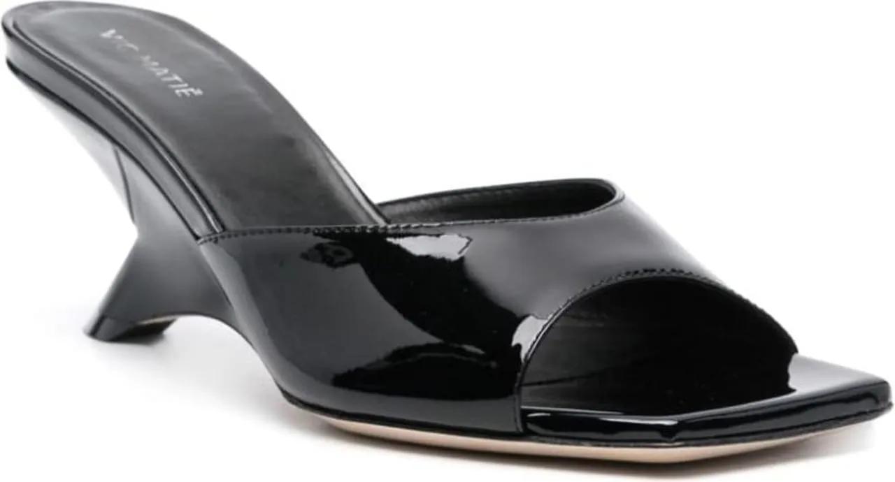 Vic Matié Slipper & Pantoletten - Sandals Black - Gr. 39,5 (EU) - in Schwarz - für Damen