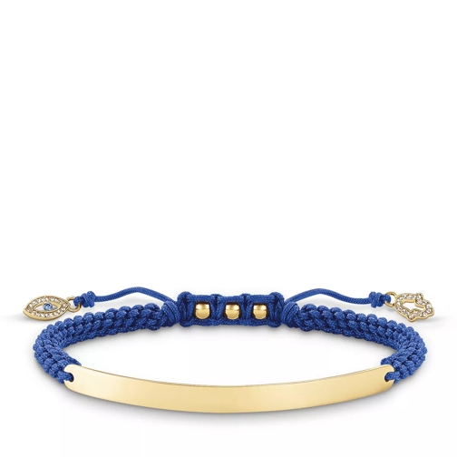 Thomas Sabo Bracelet Nazars Eye Gold Blue Armband