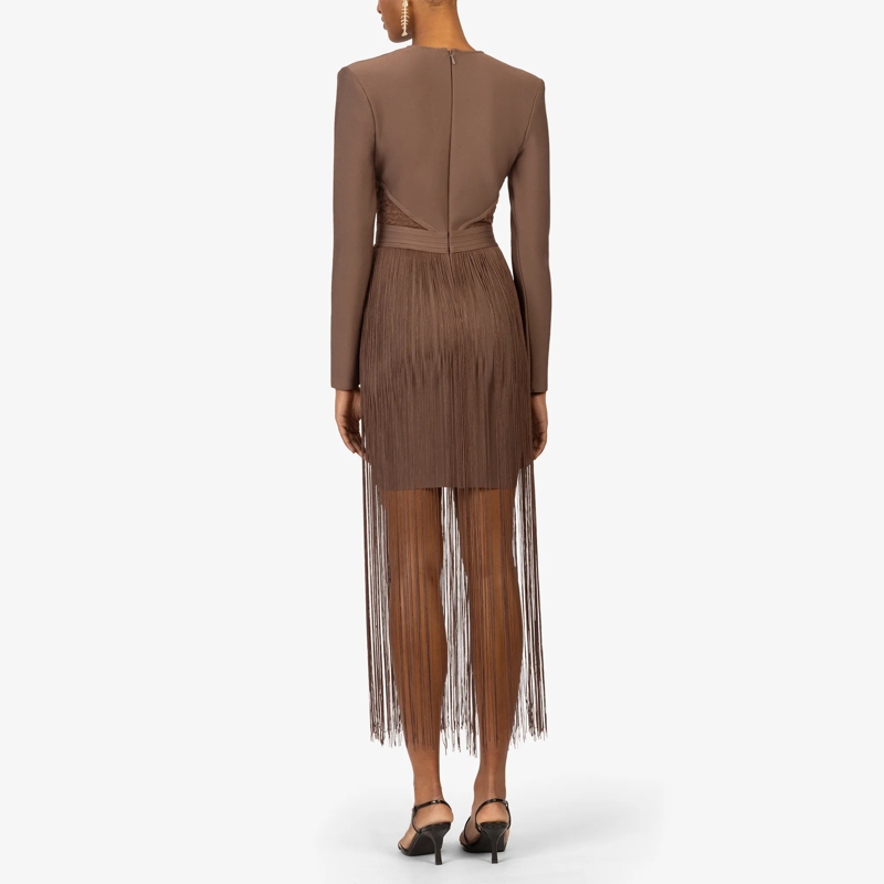 Kraimod Cocktailkleid Bandagekleid taupe(Image 4)