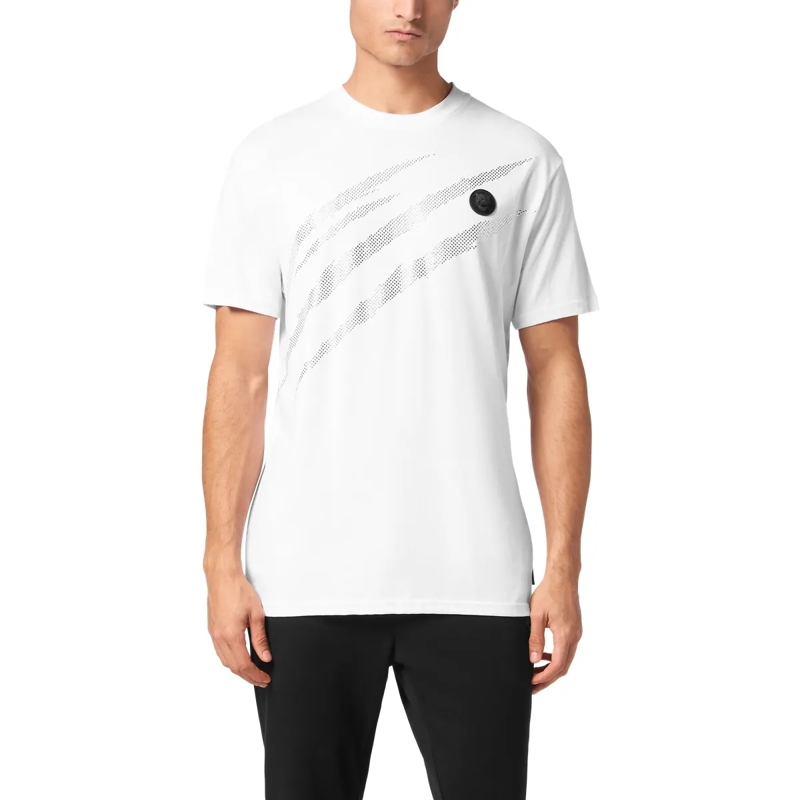 Plein Sport T-Shirt T-Shirt Scratch weiss(Image 3)