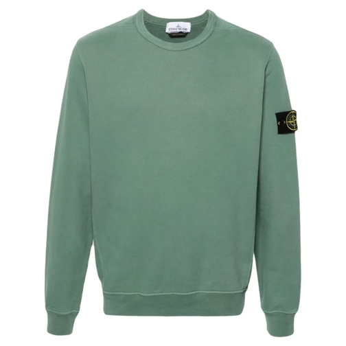 Stone Island Sweatshirts Compass-Badge Sweatshirt Green