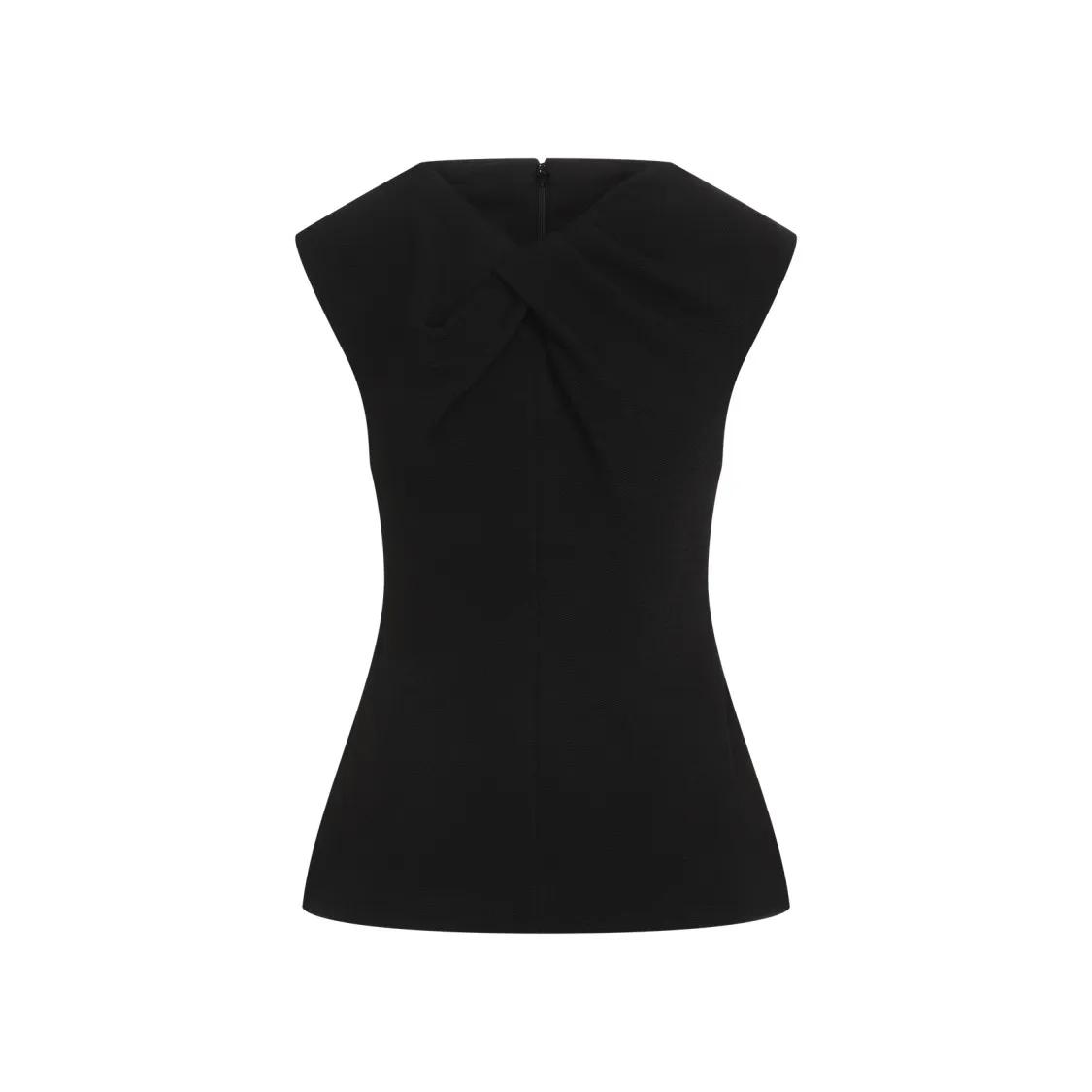 Jil Sander - Viscose Tank Top - Größe 34 - schwarz