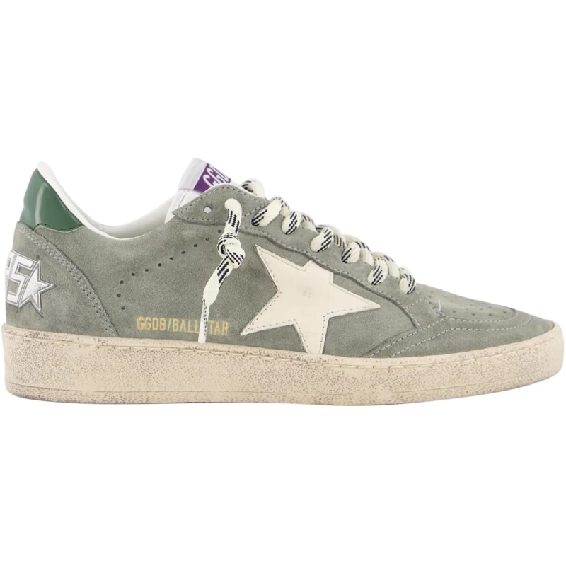 Golden Goose Low-Top-Sneaker Dames Ball Star Sneaker Groen grün